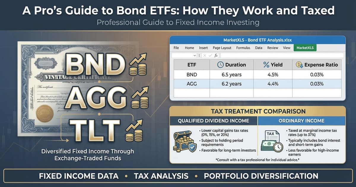 A Pro's Guide to Bond ETFs: How They Work and How They're Taxed
